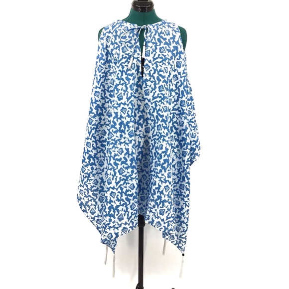 Club Monaco Other - Club Monaco Geovanna Cotton Pullover, Blue Mix